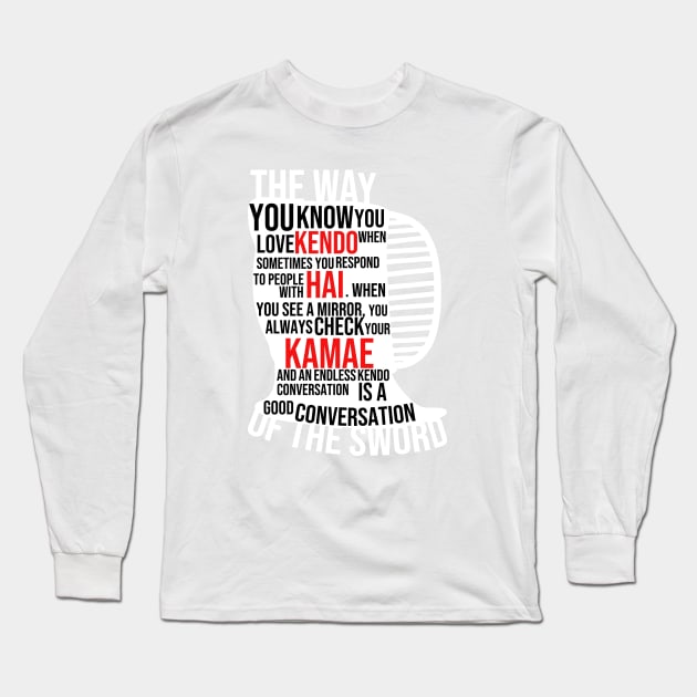 You know you LOVEKENDO TEE Black Long Sleeve T-Shirt by KinshoTsuba